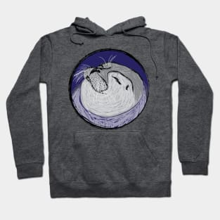 Artwork of a Happy Seal Hoodie